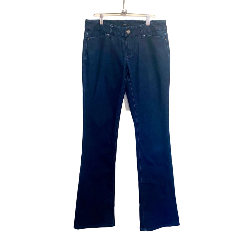 Elie Tahari Joey Jean dark wash skinny boot leg jeans